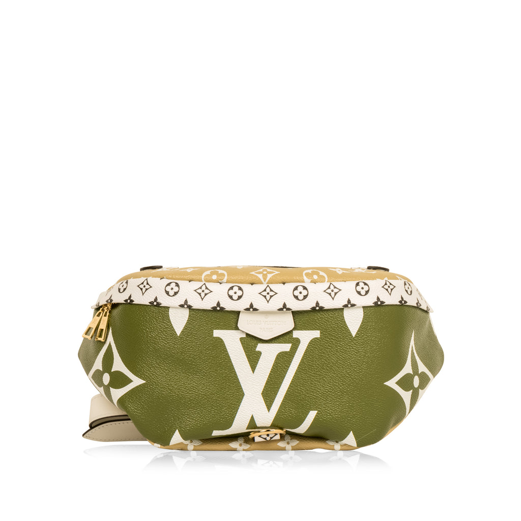 Louis Vuitton LV Men Outdoor Bumbag in Monogram Canvas-Lime - LULUX