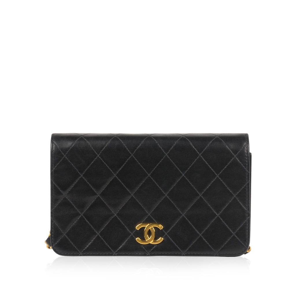Chanel Classic Wallet On Chain WOC Caviar  Touched Vintage