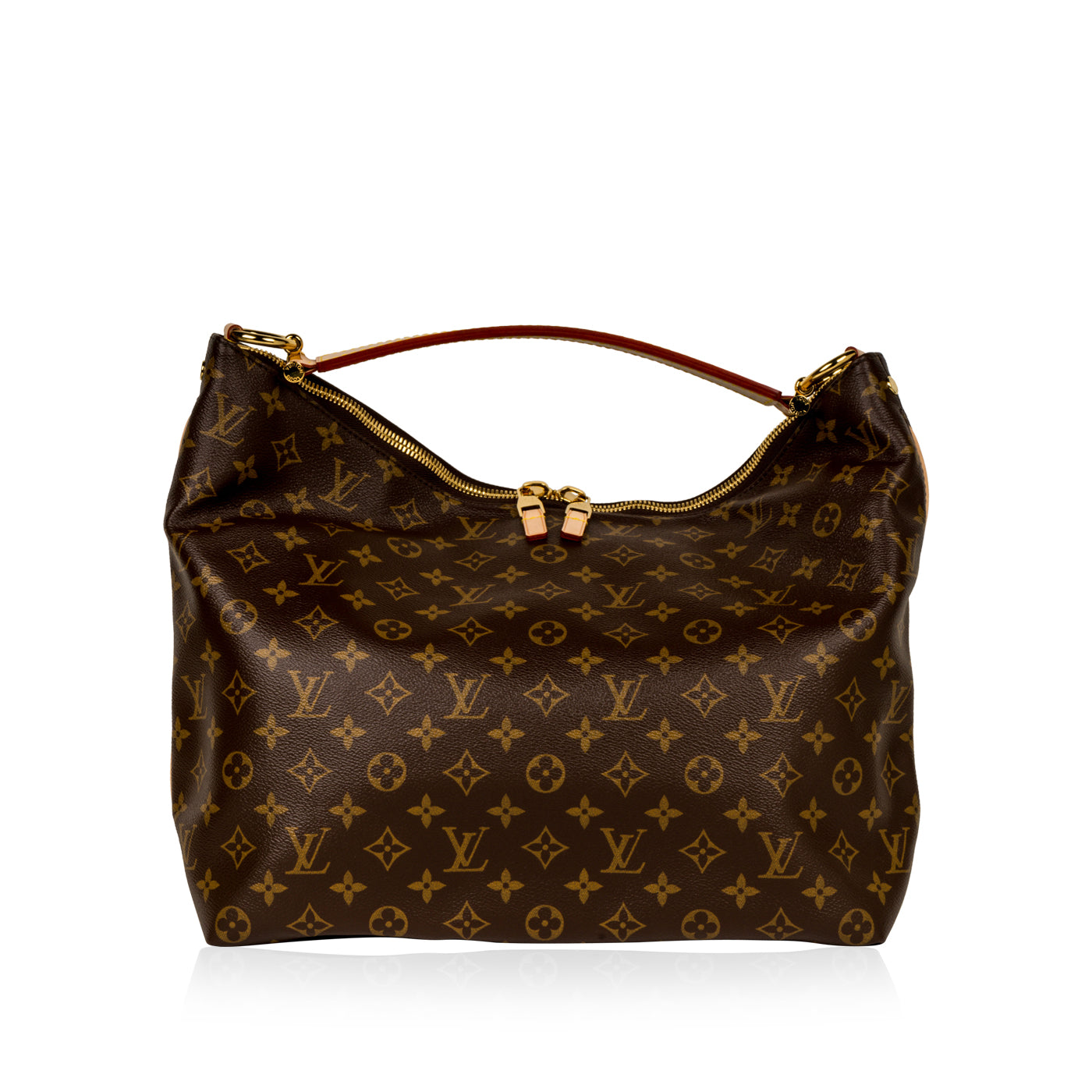 Louis Vuitton Sully Handbag Monogram Canvas mm Brown