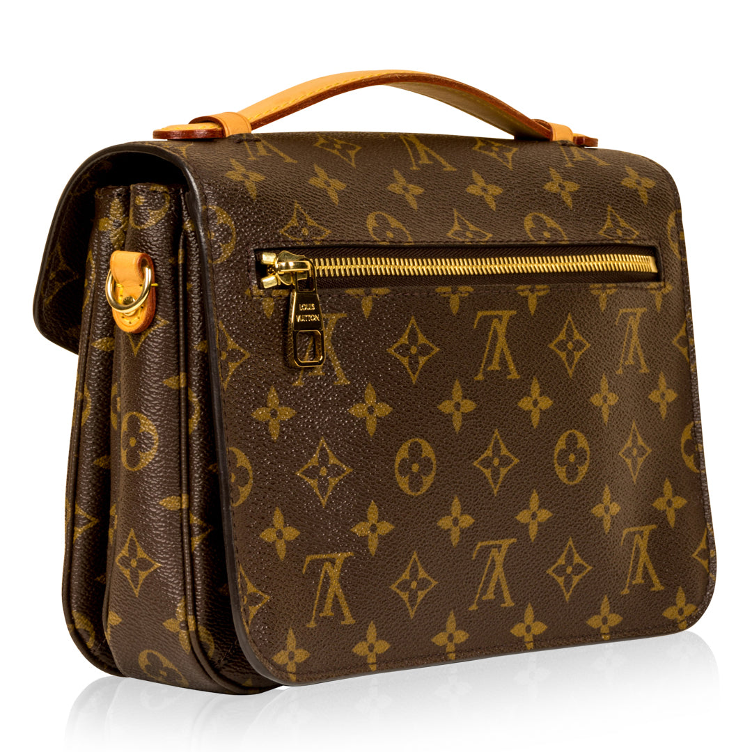 Luxury Consignment, Louis Vuitton 2017 pre-owned debossed monogram Pochette  Metis two-way bag, Infrastructure-intelligenceShops Revival