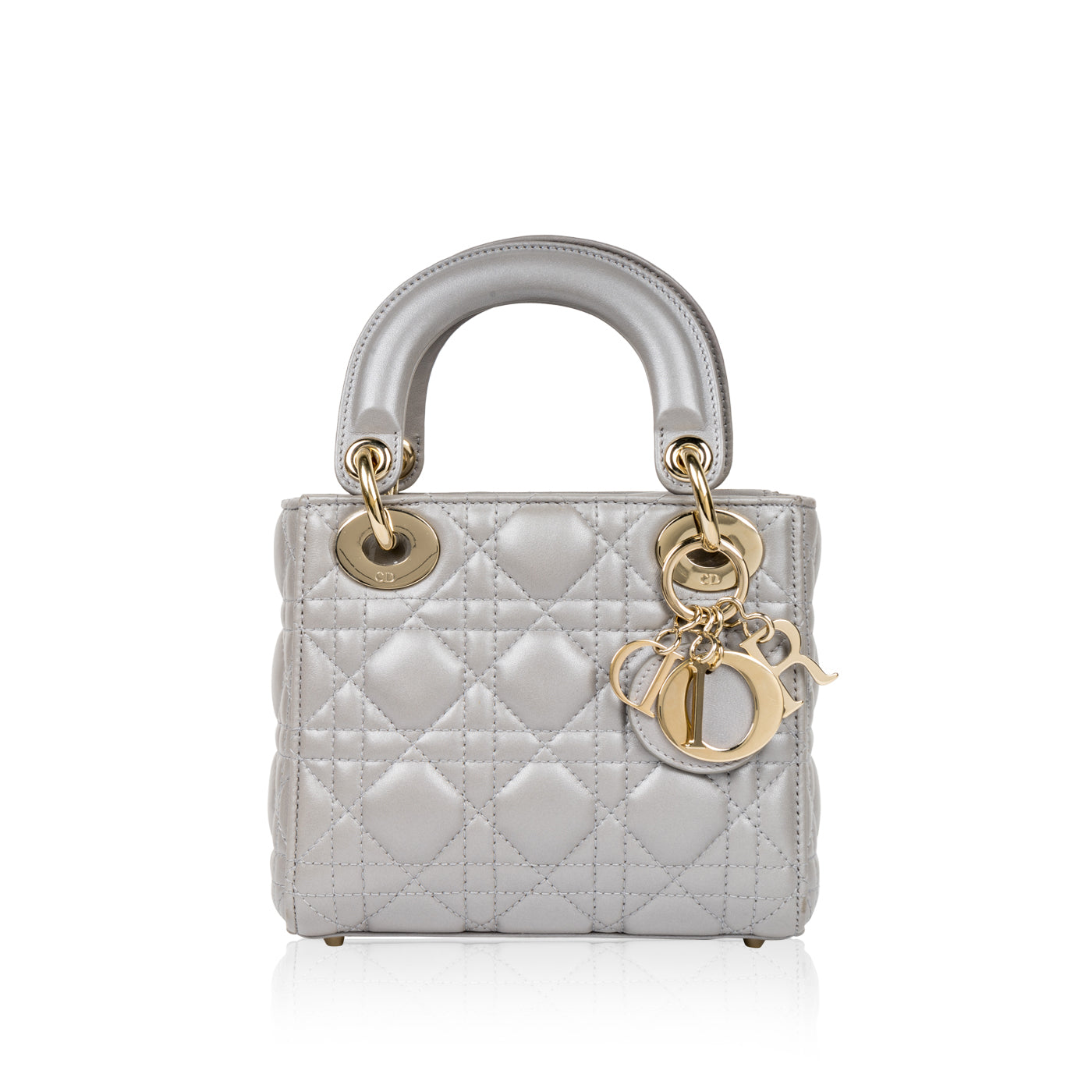 lady dior grey mini