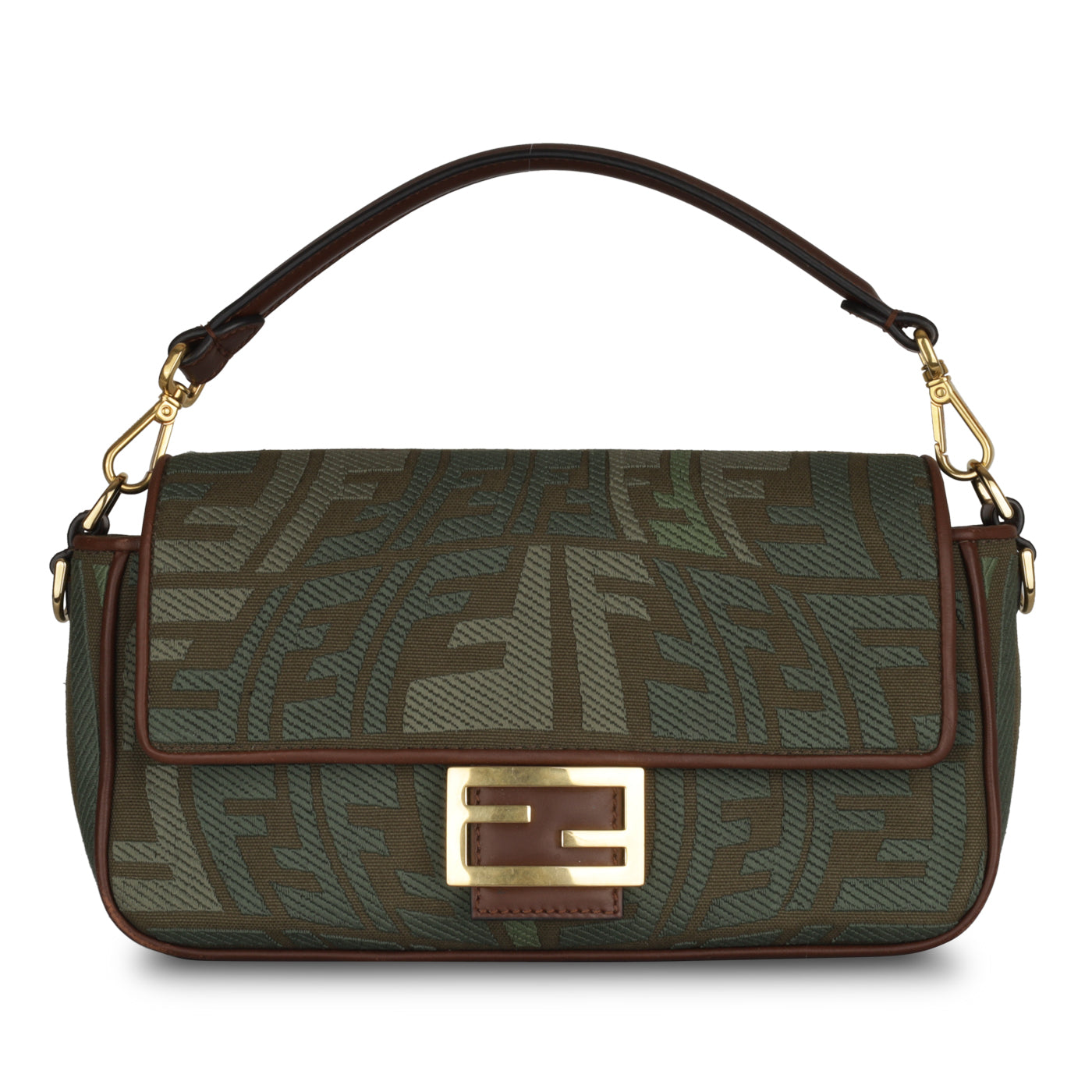 fendi baguette green