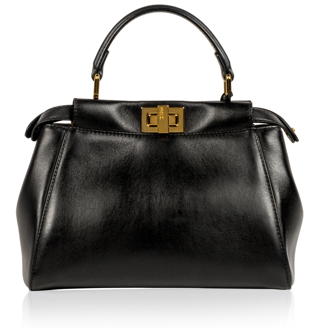 fendi black peekaboo bag