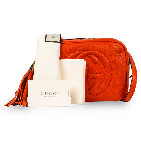 Gucci - Soho Disco - Poppy Orange - Pre-Loved | Bagista