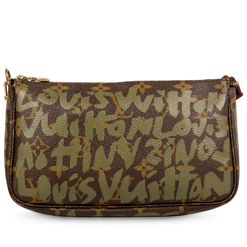 Louis Vuitton Graffiti limited edition Brown Leather Cloth ref.39344 - Joli  Closet