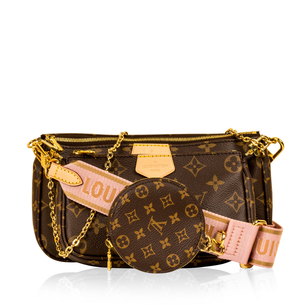 Louis Vuitton LV mini pochette accessoires Pink Leather ref.270857 - Joli  Closet