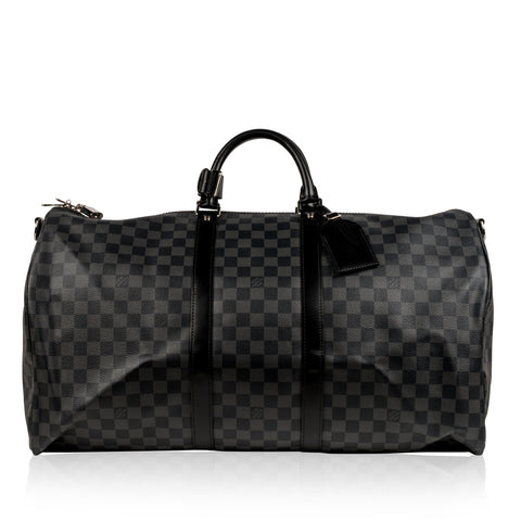 Louis Vuitton - Keepall 55 - Damier Graphite - Pre-Loved | Bagista