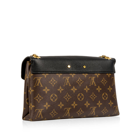 Louis Vuitton - Pallas Chain Shoulder Bag - Black Leather | Bagista