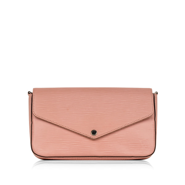 Louis Vuitton Womens Pochette Felicie Rose Epi Leather – Luxe