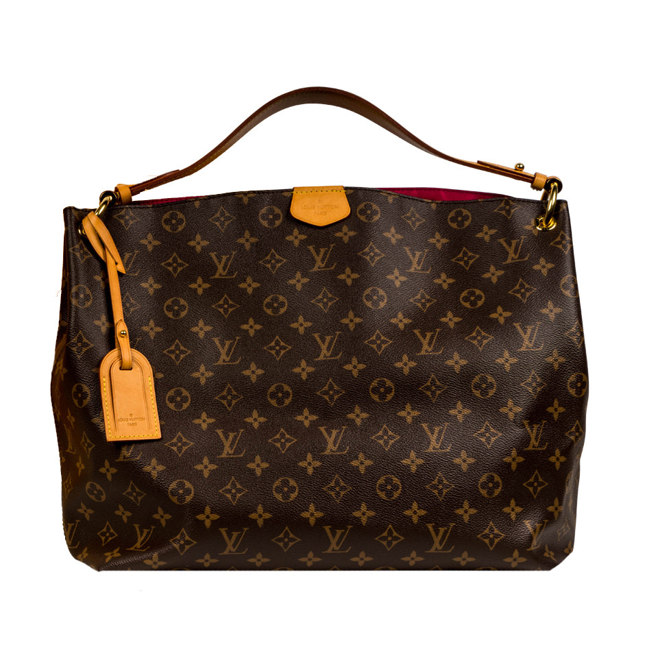 Louis Vuitton Graceful Mm Pivoine Brown Monogram Canvas Satchel -  MyDesignerly