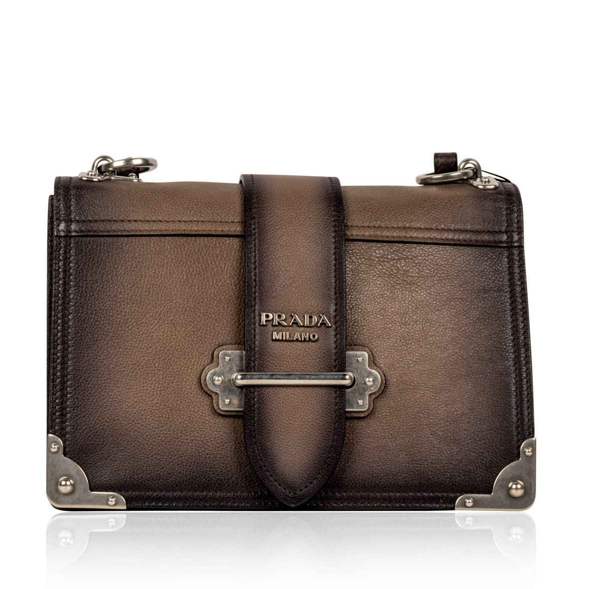 Prada - Large Cahier Shoulder Bag 