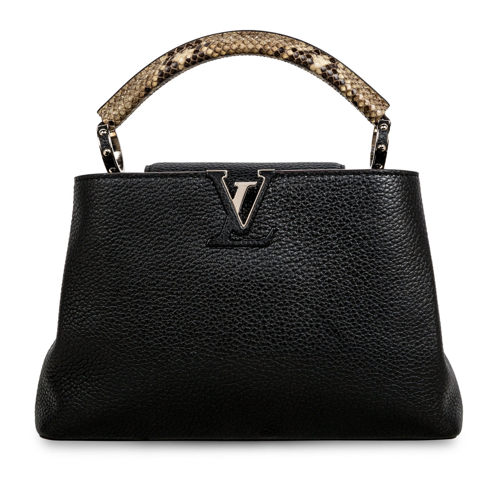 Louis Vuitton Capucines Handbag Python Mini at 1stDibs