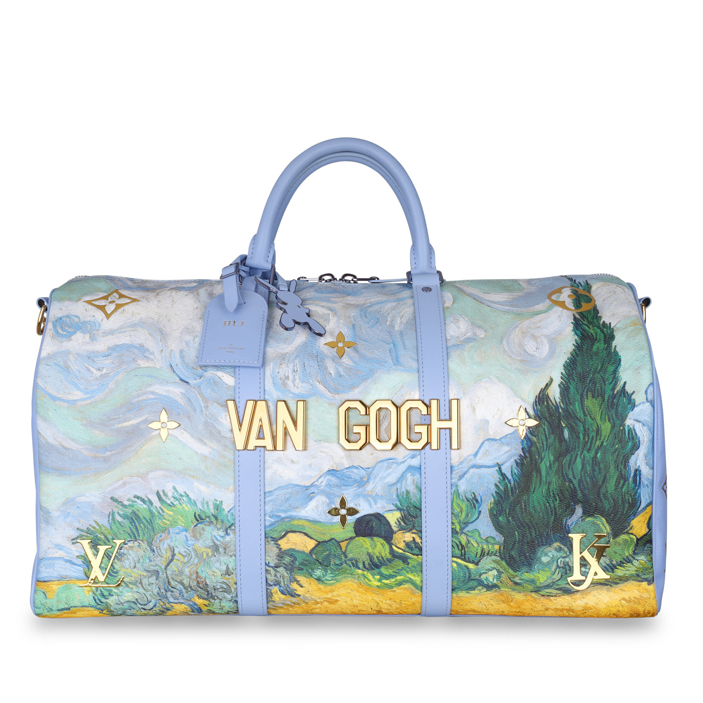 Louis Vuitton Palm Springs Backpack Van Gogh Masters Jeff Koons Lavender  Multicolor in Canvas with Lavender  US