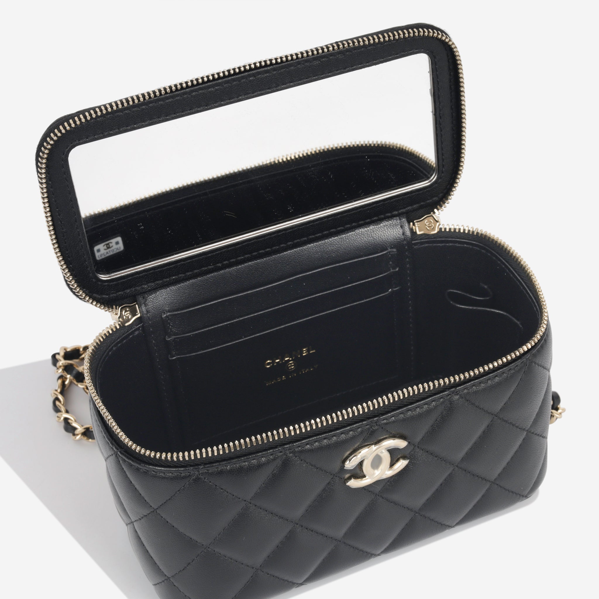 Beautiful chanel gold tone mirror clutch available at wwwshoppenguinin   Bags Handbag Shoulder bag