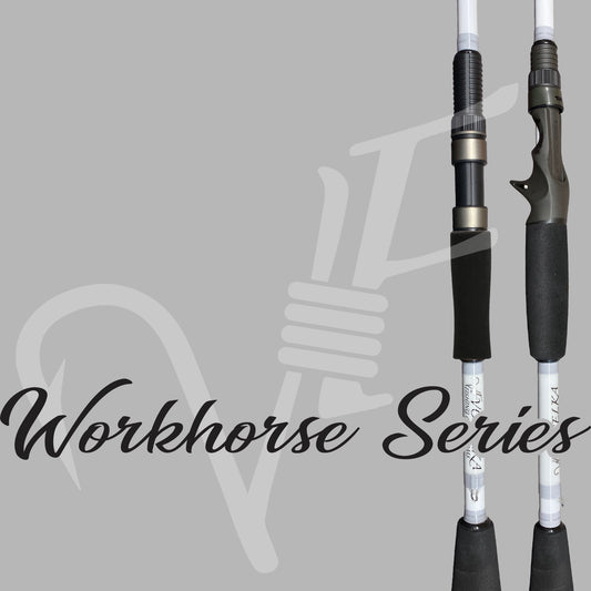 6'6 Casting Medium Heavy F Workhorse Series Rod – Vocelka Fishing and  Customs