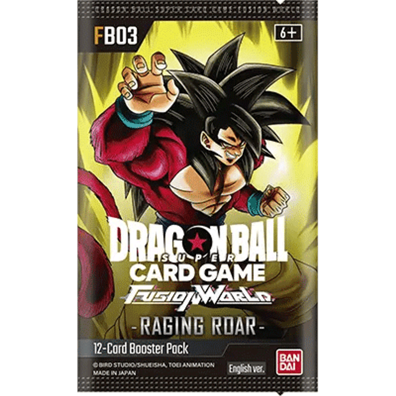 Dragon Ball Super TCG Fusion World - Set 03 Raging Roar Booster Pack