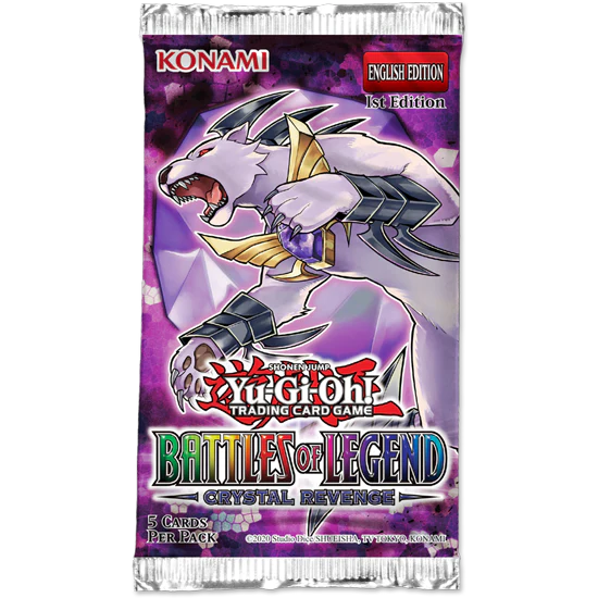Yu-Gi-Oh: Battles of Legend Crystal Revenge 1st Edition Booster Pack