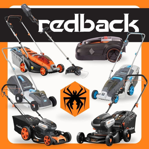 Image of Redback Battery-Powered Lawn Equipment.