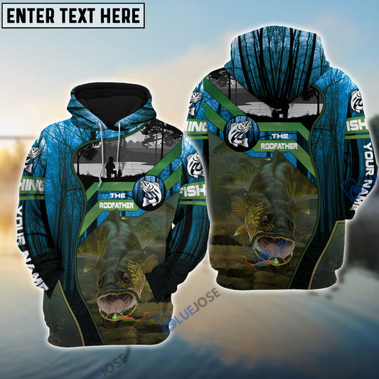 Camo Fishing Lover Personalized 3D Hoodie – Angelidecor – is an