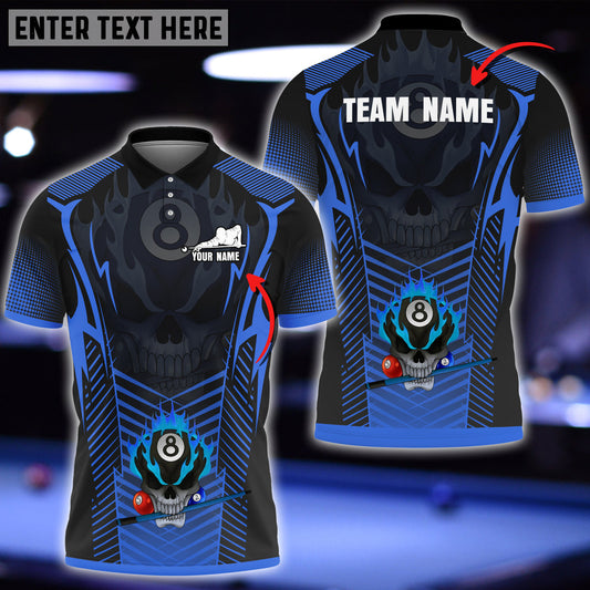 BlueJose Billiards Blue Fire Personalized Name, Team Name Unisex Shirt –  Blue Jose