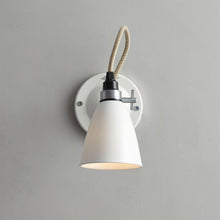 Load image into Gallery viewer, Original BTC Modern Natural White Hector Small Dome Wall Sconce With Switched