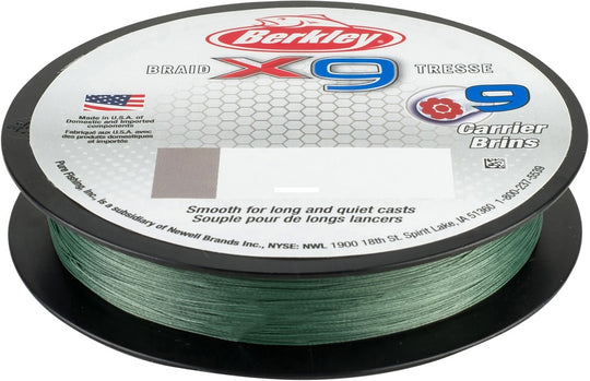 P-Line TCB 8 Carrier 150-Yard Braided Fishing Line, Green, 10-Pound,  Braided Line -  Canada