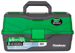 Flambeau Adventure 2-Tray 137-Piece Tackle Box Kit