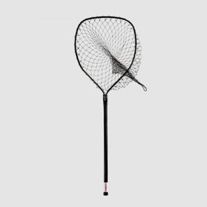 Beckman Fixed Handle/Coated Nylon Landing Net - Red/Silver, 26in W