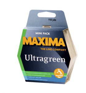 Maxima One Shot Ultragreen Monofilament Fishing Line 250yd