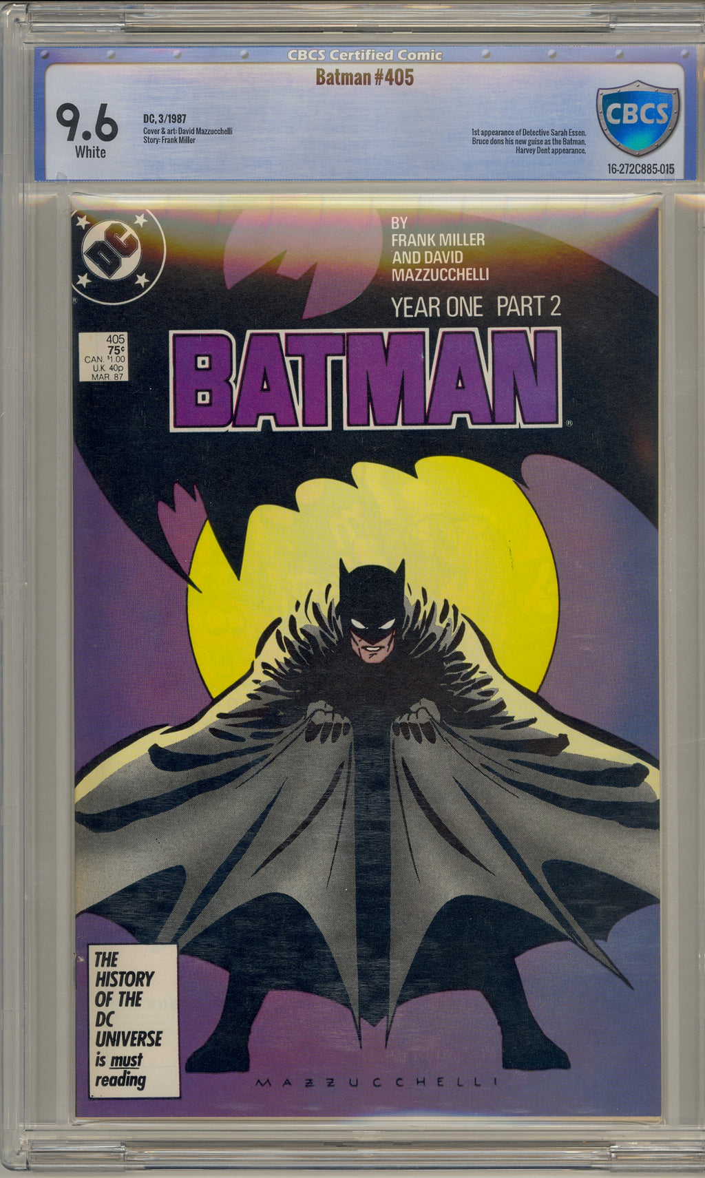 Batman #405 (1987) Year One, Part 2 – Jackal Relic Comics