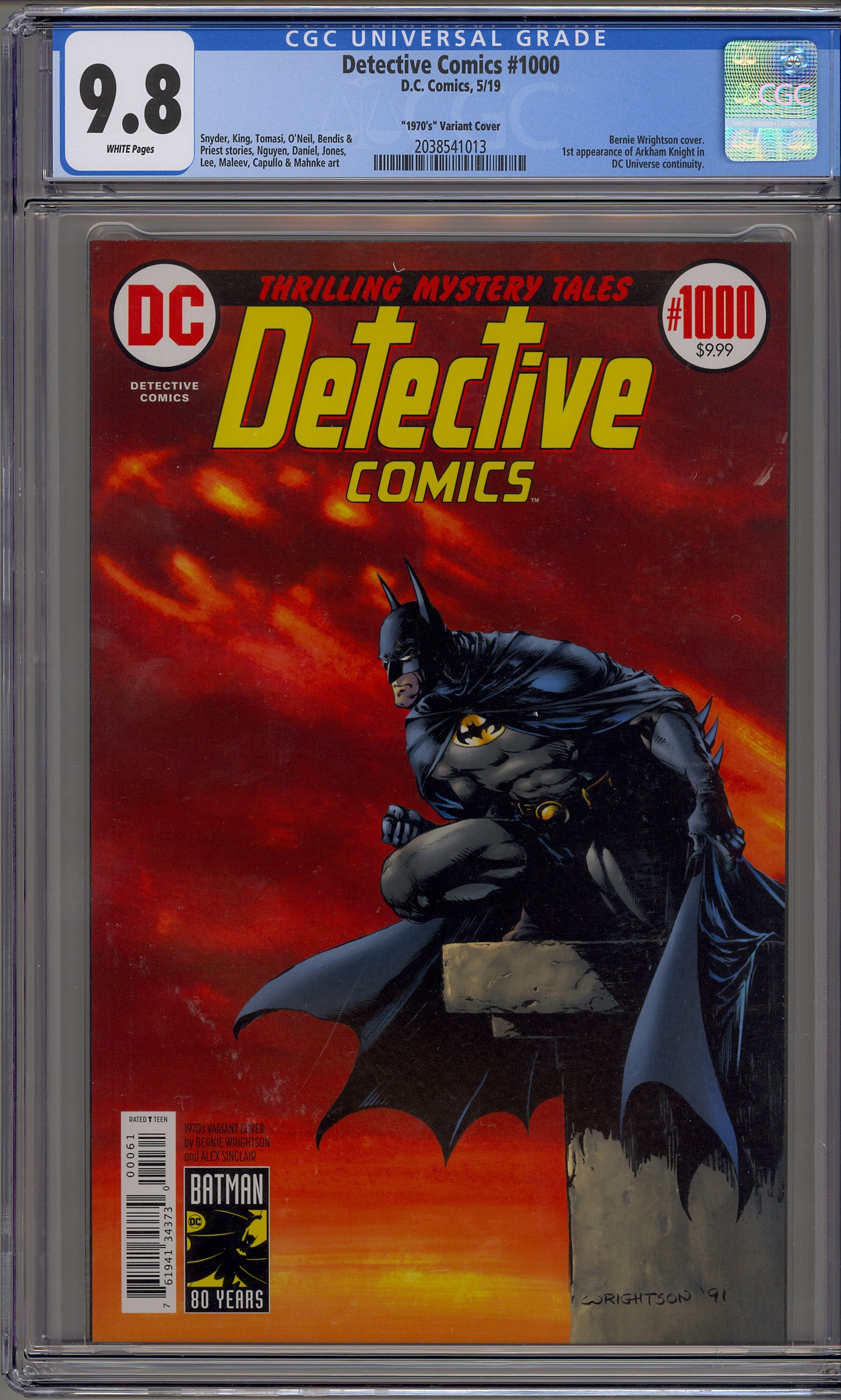 Detective Comics #1000 (2019) 1970's Variant Cover - Batman – Jackal Relic  Comics