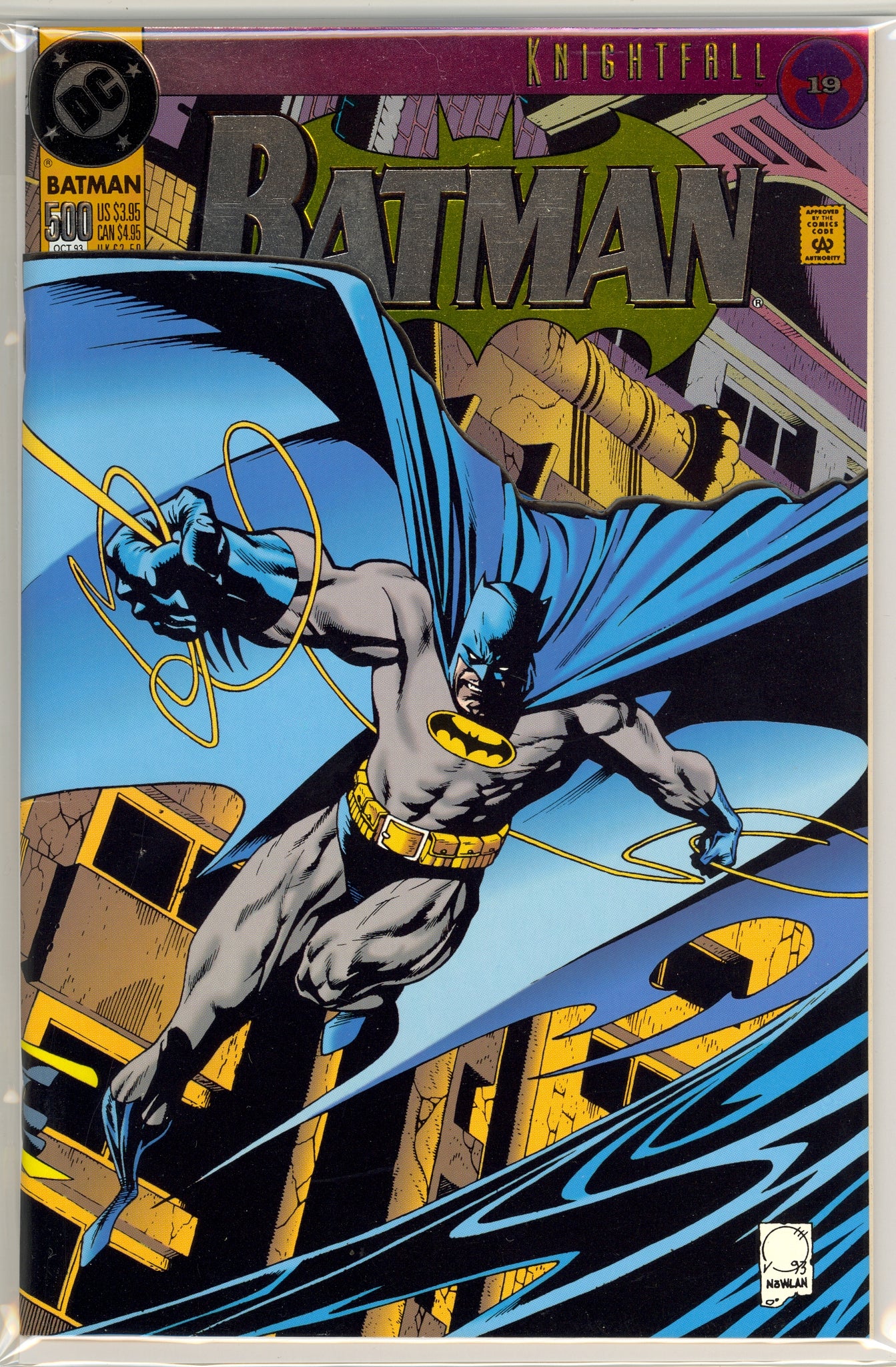 Batman #500 (1993) collector's edition, Knightfall part 19, Azrael – Jackal  Relic Comics