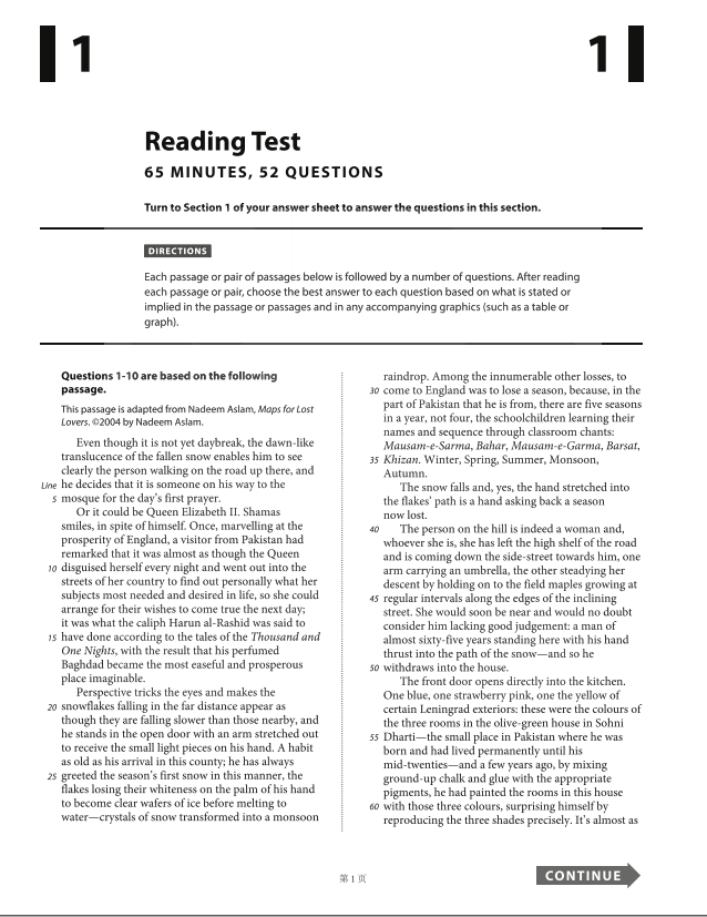 Official 2022 October Print International SAT Test | SAT QAS in PDF with Answers