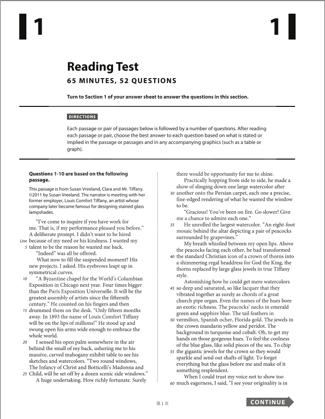 Official 2022 October Print US SAT Test | SAT QAS in PDF with Answers