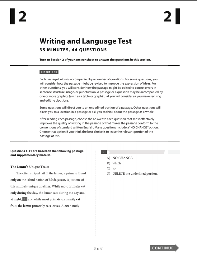 Official 2022 October Print US SAT Test | SAT QAS in PDF with Answers