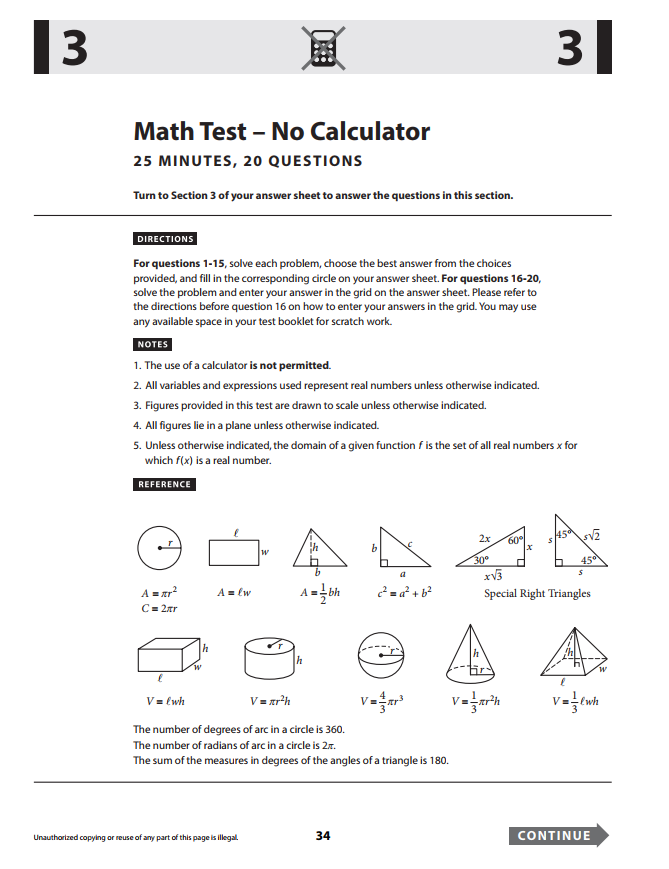 Official 2022 March Print US SAT Test | US SAT QAS in PDF with Answers