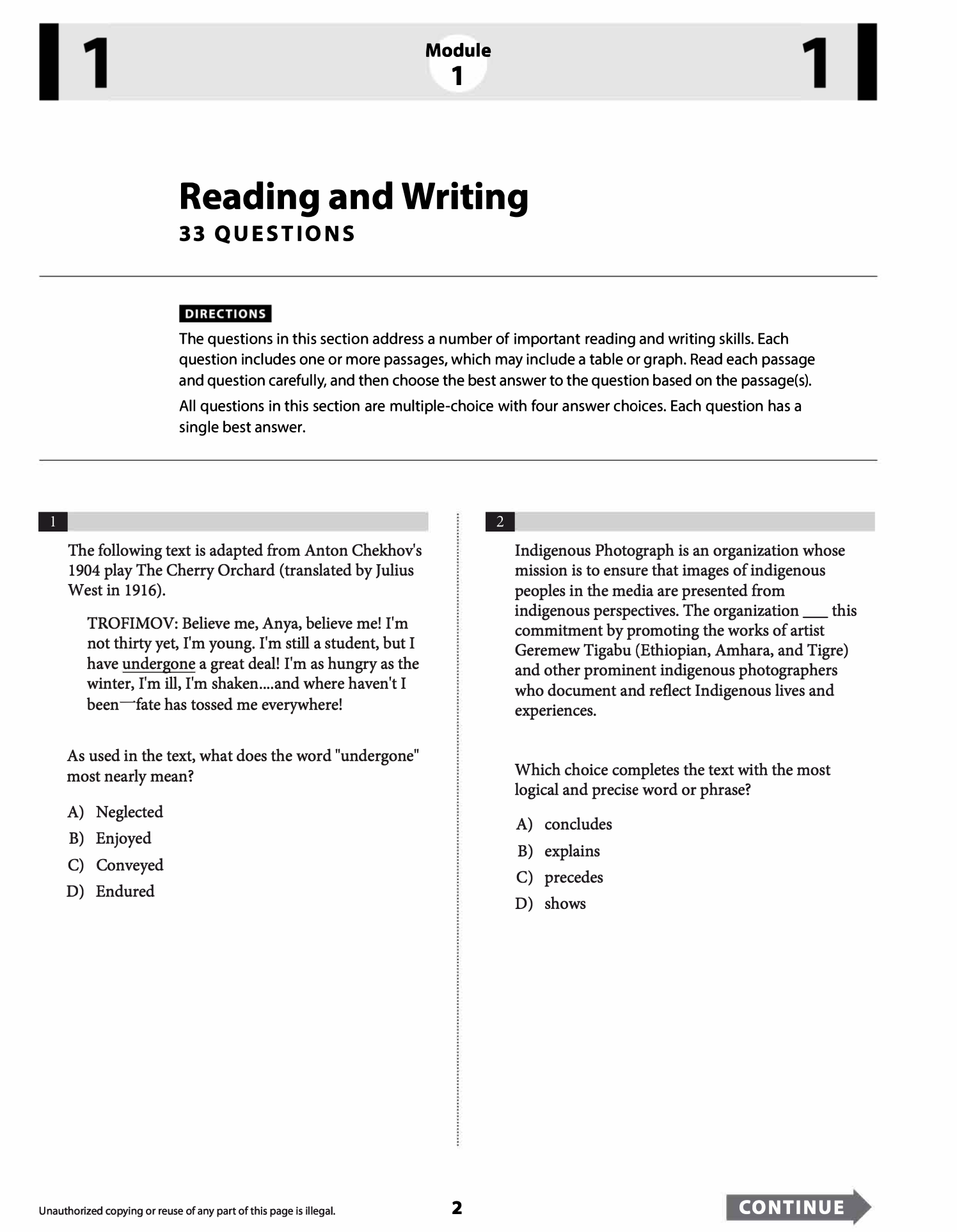 Official 2023 June Digital SAT Test Paper | SAT QAS in PDF with Answers