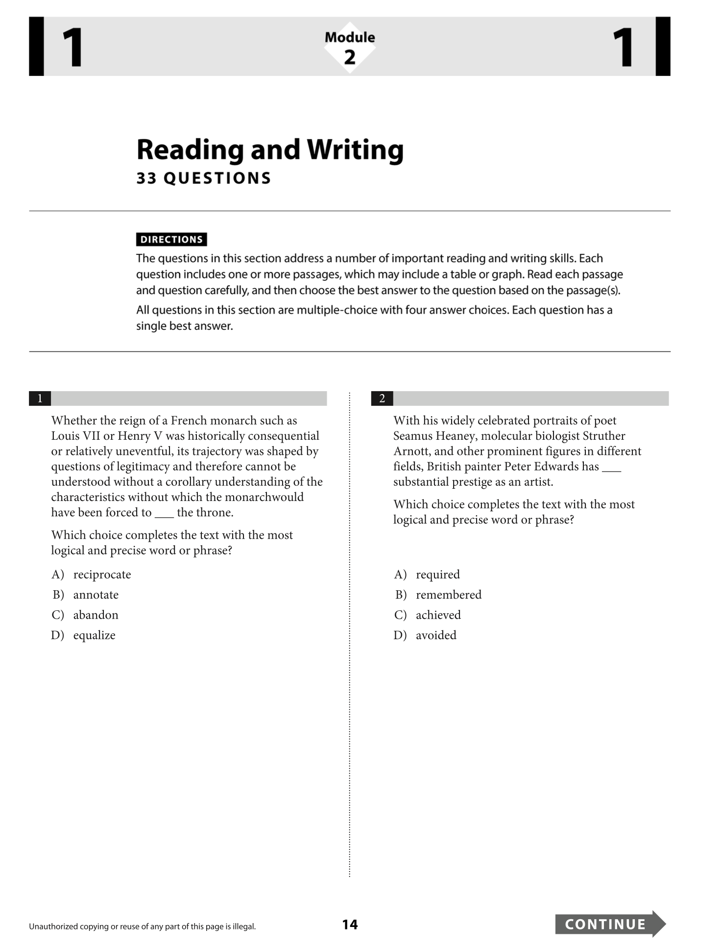 Official 2023 June Digital SAT Test Paper | SAT QAS in PDF with Answers