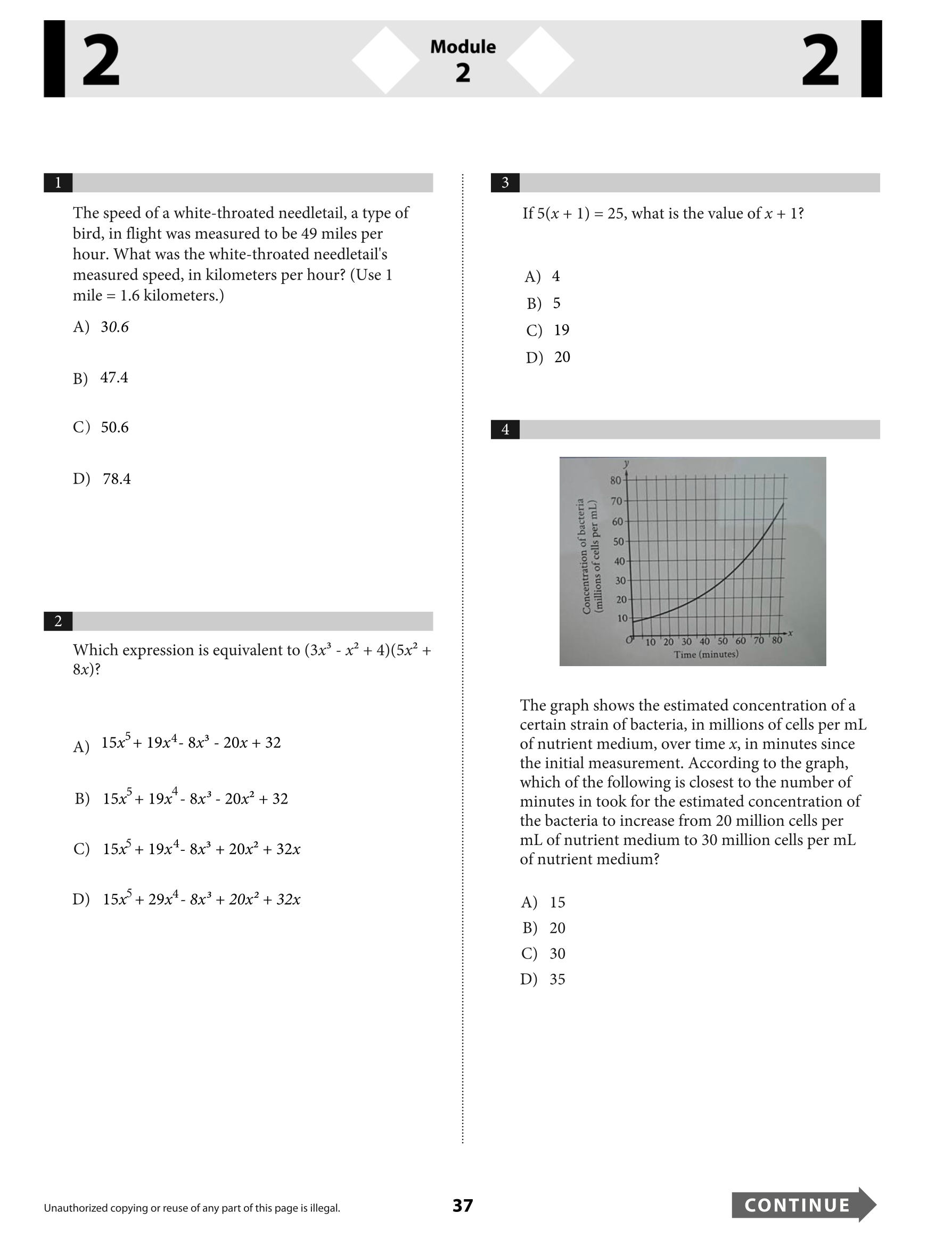 Official 2023 June Digital SAT Test Paper | SAT QAS in PDF with Answers