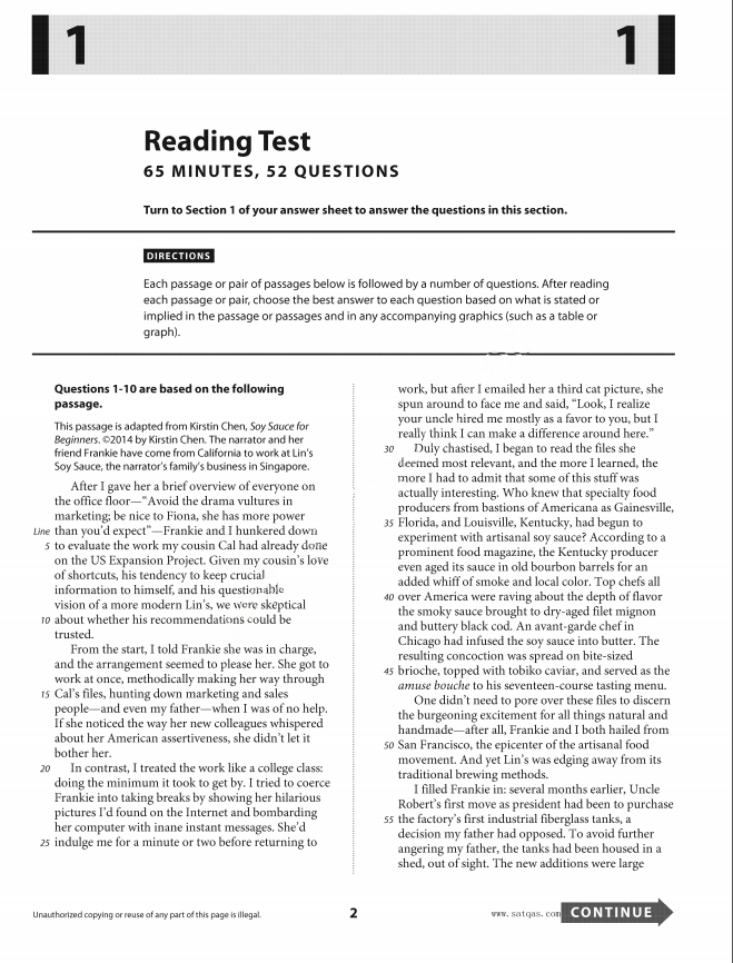 Official 2021 December Print International SAT Test | SAT QAS in PDF with Answers