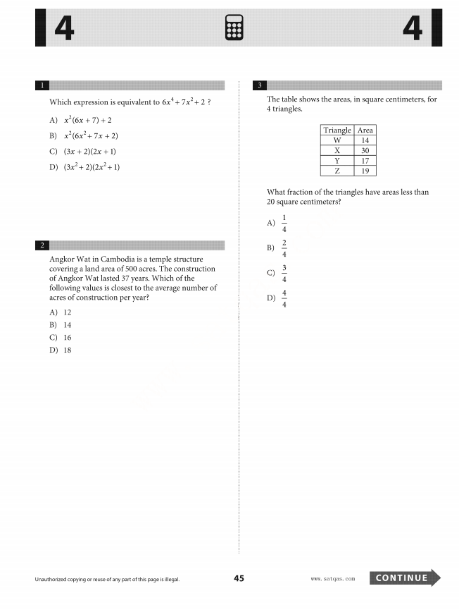 Official 2021 December Print International SAT Test | SAT QAS in PDF with Answers