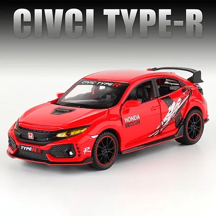 Dynamic 1:32 Honda Civic X Type R Diecast: Metal Body Miniature
