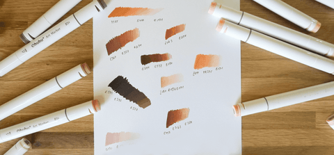 How to color different Skin Tones with Ohuhu Markers