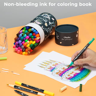 48 Premium Watercolor Brush Pens for Beginner to Professional Artist –  Doodle Hog