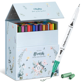  Professional Watercolor Brush Markers Pen 48 Colors of