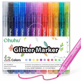 Ohuhu Honolulu PB10 Individual Marker , Brush & Chisel