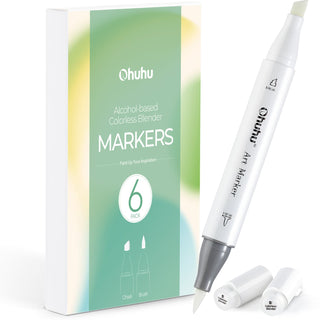 Ohuhu Oahu 36 Skin Tone Colors Dual Tips Alcohol Art Markers