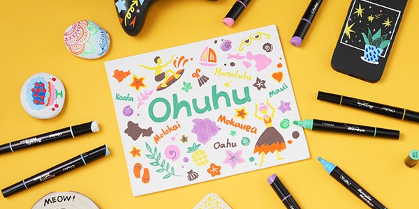 Ohuhu Glitter Metallic Marker Pens – ohuhu