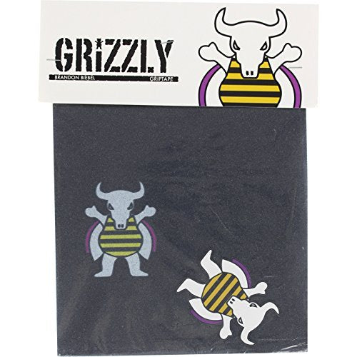 9 x 33 Grizzly Biebel Big Ice Pro Skateboard Griptape