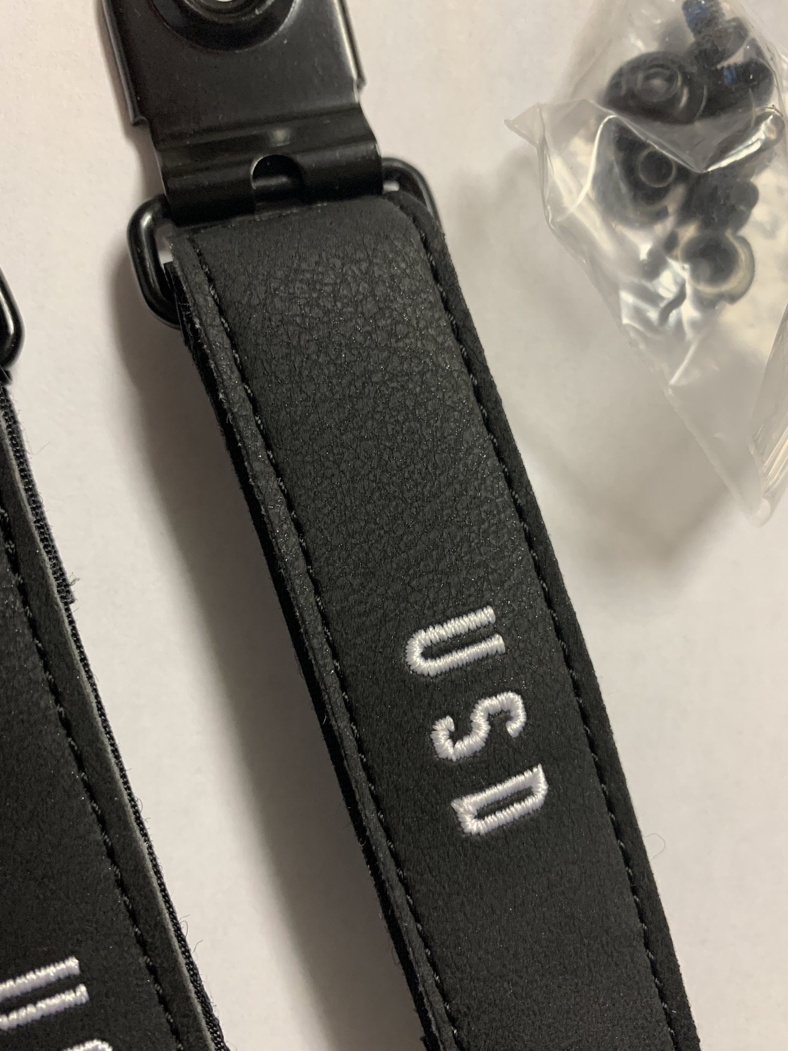black leather ankle strap replacement